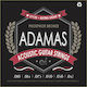 Adamas Historic Reissue Set of Phosphor Bronze Acoustic Guitar Strings 10 - 47 Extra Light