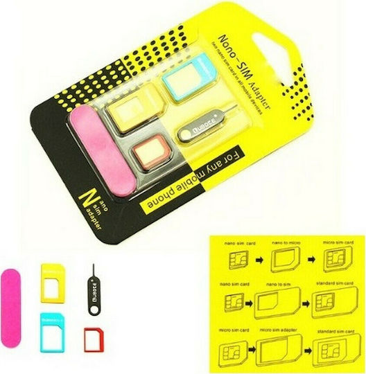 Chengxin 3 σε 1 SIM Adapter in Black color