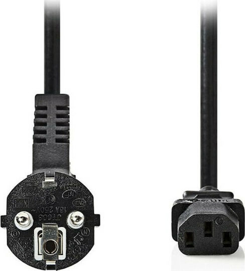 Nedis Schuko - IEC C13 Cablu 2m Negru (CEGT10000BK20)