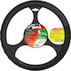 Lampa Car Steering Wheel Cover with Diameter 35-37cm made of Leatherette Black
