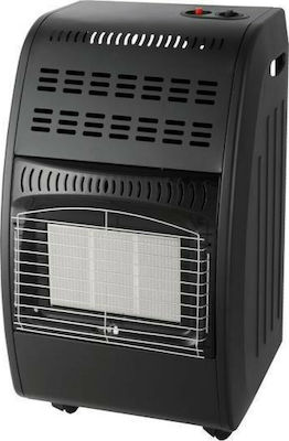 Eurolamp Ceramic Gas Heater 4200W Black 42x39x72cm