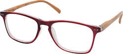 Eyelead Ε213 Reading Glasses +2.75 in Burgundy color Ε 213