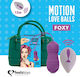 Feelztoys Motion Love Balls Foxy Mini Δονητής Egg με Απομακρυσμένο Έλεγχο 3.2cm Purple