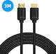 Baseus HDMI 2.0 Cable HDMI male - HDMI male 3m Μαύρο