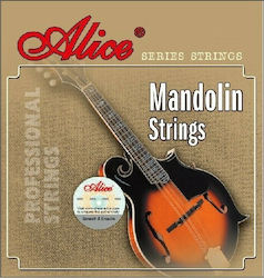 Alice Music Complete Set Steel String for Mandolin Mandolin Strings 11-40