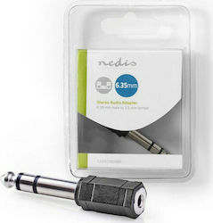 Nedis Convertor 6.3mm masculin în 3.5mm feminin (CAGB23930BK)