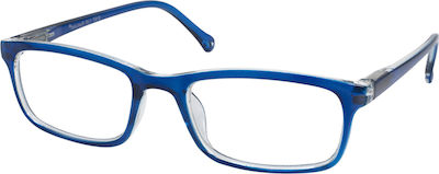 Eyelead E167 Reading Glasses +1.00 in Blue color E167 Ε 167 E 167