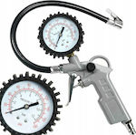 Mar-Pol Air Pressure Gauge with Tyre Inflator Pistol 12bar M80700