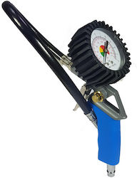 Mar-Pol Air Pressure Gauge with Tyre Inflator Pistol 12bar M80698