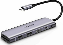 Ugreen CM195 USB-C Docking Station με HDMI 4K PD