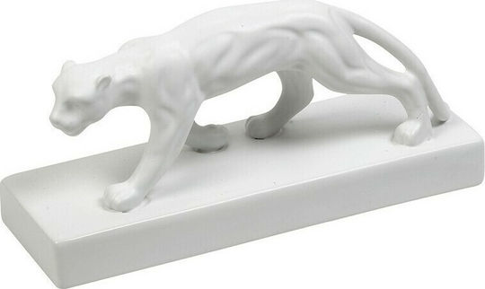 Espiel Декоративно Feline от Керамичен Материал Puma в Бял 22x7x10см 1бр