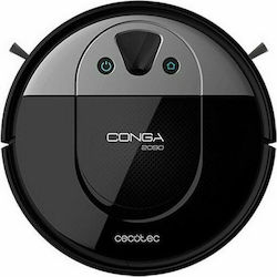 Σκούπα Ρομπότ Cecotec Conga 7490 Ultimate Genesis για Σκούπισμα &  Σφουγγάρισμα με Wi-Fi Μαύρη - Cecotec