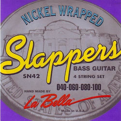 La Bella Slappers Σετ Χορδών Nickel Plated Steel 40 - 100" 4-String