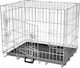 vidaXL Dog Wire Crate Σκύλου Πτυσσόμενο M 76x55x61cm 76x55x61cm 170216