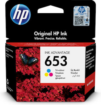 HP 653 Μελάνι Εκτυπωτή InkJet Πολλαπλό (Color) (3YM74AE)