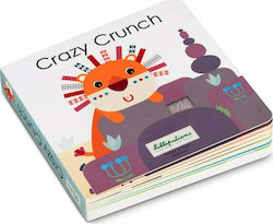 Lilliputiens Activity Book Crazy Crunch and Textures Book with Sounds for 12++ Months