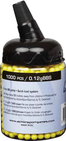 Asg Airsoft Soft Blaster Gold Fire Airsoft BBs Luftgewehr 6.0mm 1000pcs 0.12g 1000pcs 14148