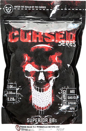 Asg Cursed Airsoft BBs Аерогън 6.0mm 0,28g/3600pcs 18233