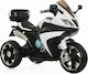 Kinder Motorrad Inspiriert Bo Motor Karachi Elektroantrieb 6 Volt Weiß