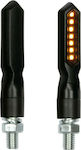 Lampa Φλας Μοτοσυκλέτας Piercer SQ LED 2τμχ
