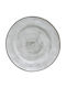 HFA Country Home Fashion Servierplatte aus Porzellan Grey mit Durchmesser 30cm 1Stück