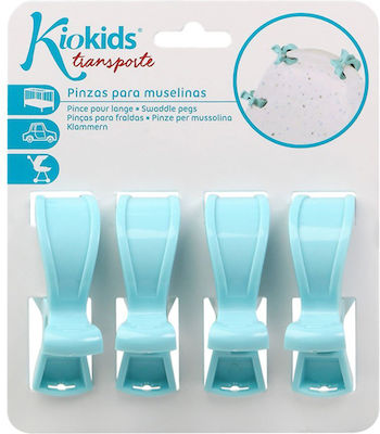 Kiokids Clips Καροτσιού Μπλε