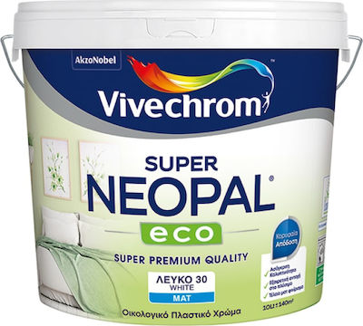 Vivechrom Super Neopal Eco Plastic Vopsea Ecologic pentru Utilizare Intern 10lt