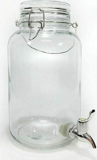 General Trade General Use Glass Transparent Vase with Airtight Lid 4000ml