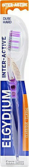 Elgydium Interactive Manual Toothbrush Hard Purple 1pcs