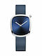 Bering Time Classic Γυναικείο Ρολόι 34mm Μπαταρίας με Navy Μπλε Μεταλλικό Μπρασελέ