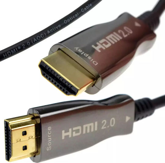 NG HDMI 2.0 Premium High Speed 4K 60Hz HDR Cable HDMI Male - HDMI Male 20m Black