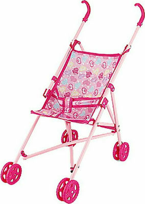 ToyMarkt Doll Stroller Καρότσι Μεταλλικό for 3+ Years Old 45 cm. 971037