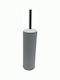 Marva 833005 Metallisch Badezimmer Toilettenbürste Gray