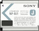 Sony Μπαταρία Φωτογραφικής Μηχανής NP-BJ1 Ιόντων-Λιθίου (Li-ion) 700mAh