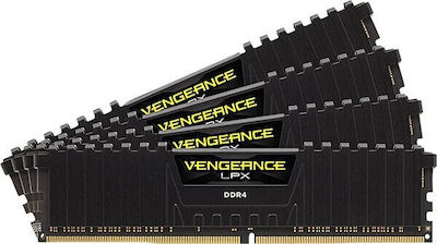 Corsair Vengeance LPX 128GB DDR4 RAM με 4 Modules (4x32GB) και Ταχύτητα 3200 για Desktop