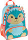 Stephen Joseph Hedgehog Schulranzen Rucksack Grundschule Blau mit Flaschenhalter
