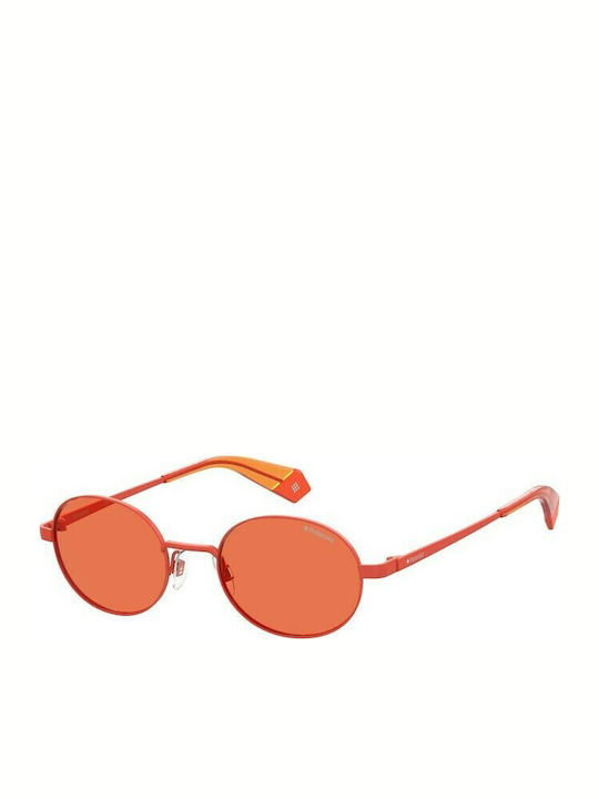Polaroid Ochelari de soare Κόκκινα cu Cadru & Portocaliu Lentilă