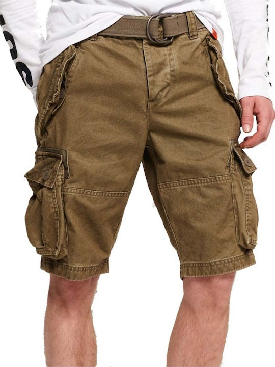 Superdry Core Heavy Ανδρική Βερμούδα Cargo Καφέ