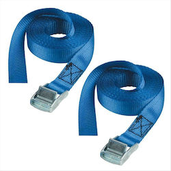 Master Lock Car Luggage Strap with Ratchet με Πόρπη Blue 250x2.5cm 2pcs 4363EURDAT