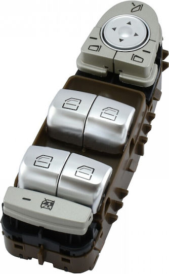 Mcar Car Window Switch for Mercedes-Benz CLA Class / GLC Brown