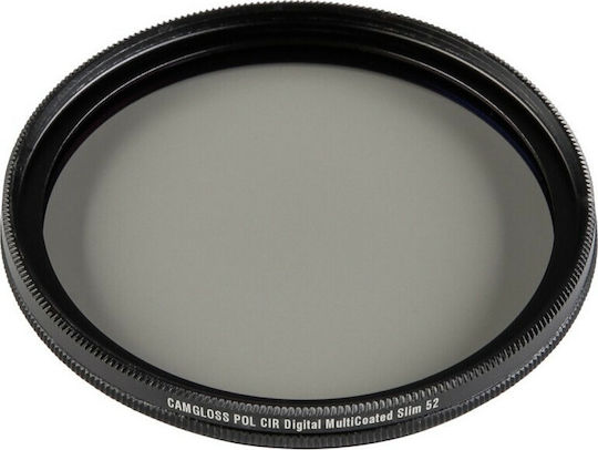Camgloss Slim Digital Φίλτρo CPL Διαμέτρου 52mm με Επίστρωση MC (Multi-Coated) για Φωτογραφικούς Φακούς