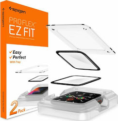 Spigen ProFlex EZ Fit Sticlă călită pe toată fața pentru Apple Watch 40mm AFL01219