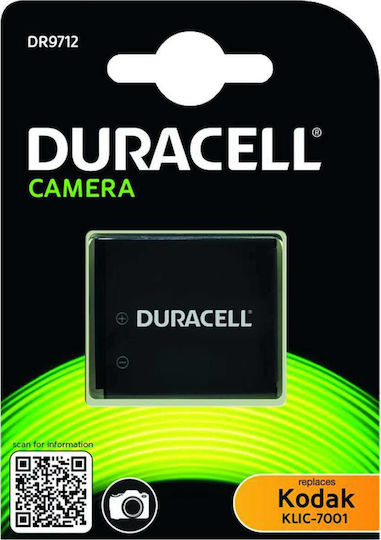 Duracell Μπαταρία Φωτογραφικής Μηχανής DR9712 Ιόντων-Λιθίου (Li-ion) 700mAh Συμβατή με Kodak