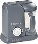 Beaba Babycook Solo Βρεφικός Ατμομάγειρας με Μπλέντερ 1.1lt Dark Grey