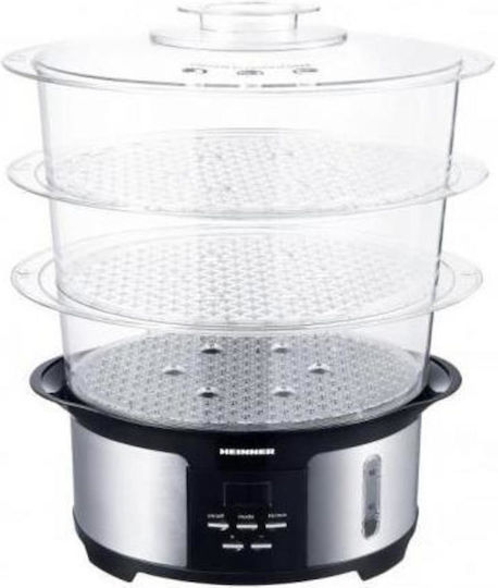 Heinner Food Steamer with 3 Steaming Decks 12lt