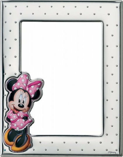 Disney Minnie Mouse Kinder Fotorahmen Silber Rosa 13x18cm