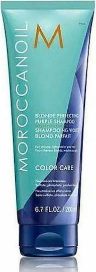 Moroccanoil Blonde Perfecting Shampoos Shine for Coloured Hair 200ml