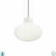 Ideal Lux Clio MSP1 Outdoor Hanging Ceiling Light E27 in White Color 144252