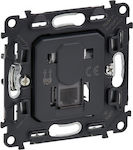 Legrand Valena Single Telephone Socket Mechanism 753038