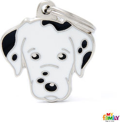 My Family Friends Dalmatian Dog ID Tag White Me...